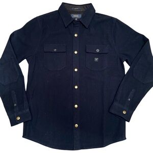 Roark mens Nordsman flannel classic fit navy medium